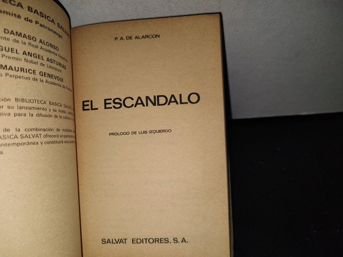 78- El Escándalo - P. A. De Alarcón