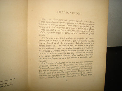 7- Vida Y Sacrificio De Companys - Angel Ossorio - 1943