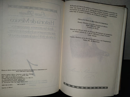 201- Lucas Alamán. Historia De México 1. Desde Los Primeros Movimientos Que Prepararon Su Independencia En El Año De 1808 Hasta La Época Presente. Fondo De Cultura Económica. 1A. Edición 1850, 1985 De Esta Edición Facsimilar