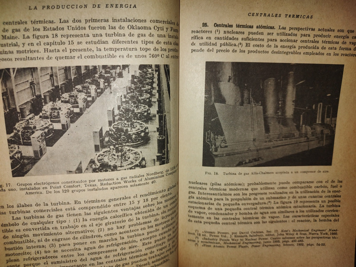 143- Energía Mediante Vapor, Aire O Gas - W. H. Severns - Editorial Reverté Mexicana - 1976