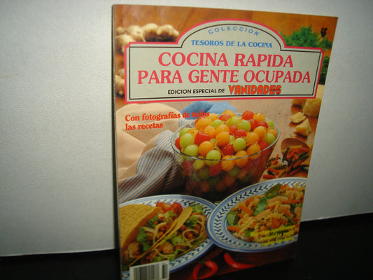 7- Colección Tesoros De La Cocina: Cocina Rápida Para Gente Ocupada. Edición Especial De Vanidades - 1993