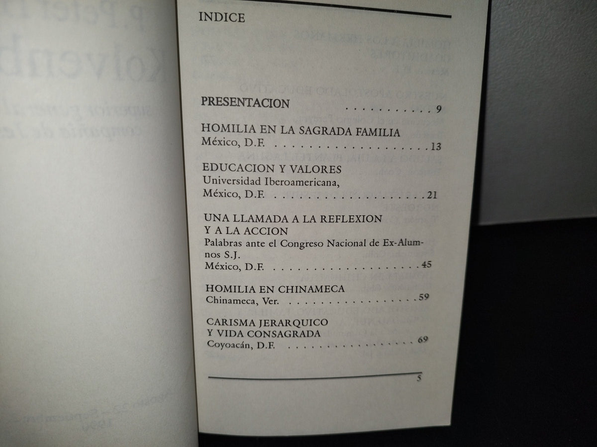 75- Visita A México De. P. Peterhans Kolvenbach. Superior General De La Compañía De Jesús - 1990