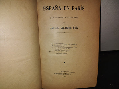 65- España En París - Arturo Vinardell Roig -  1902
