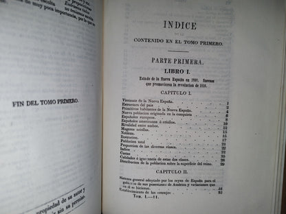 201- Lucas Alamán. Historia De México 1. Desde Los Primeros Movimientos Que Prepararon Su Independencia En El Año De 1808 Hasta La Época Presente. Fondo De Cultura Económica. 1A. Edición 1850, 1985 De Esta Edición Facsimilar
