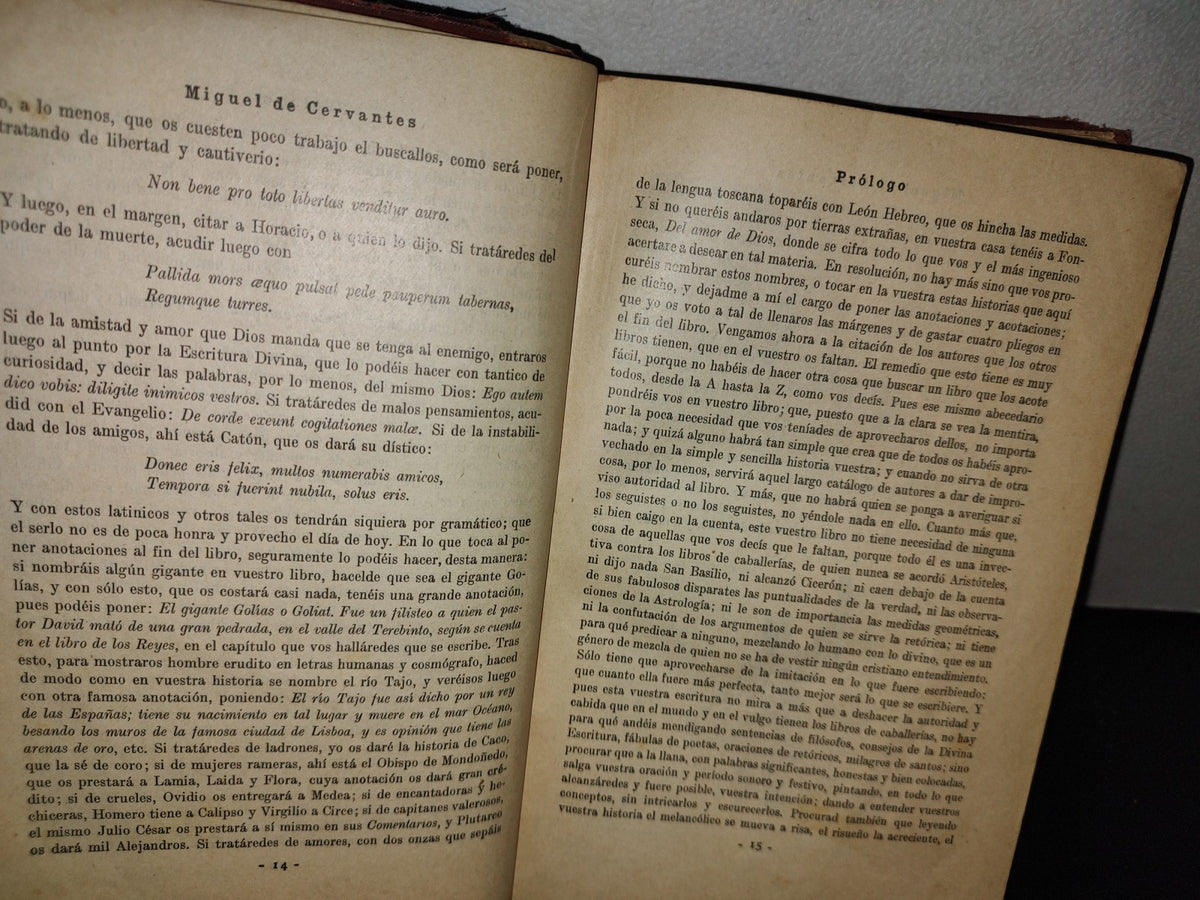 63- El Ingenioso Hidalgo Don Quijote De La Mancha - Miguel De Cervantes Saavedra - 1900'S