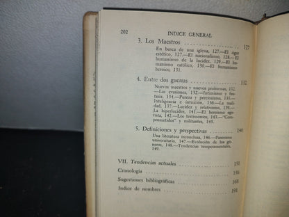 66- Historia De La Literatura Francesa - Robert G. Escarpit - Breviarios, Fondo De Cultura Económica - 1965