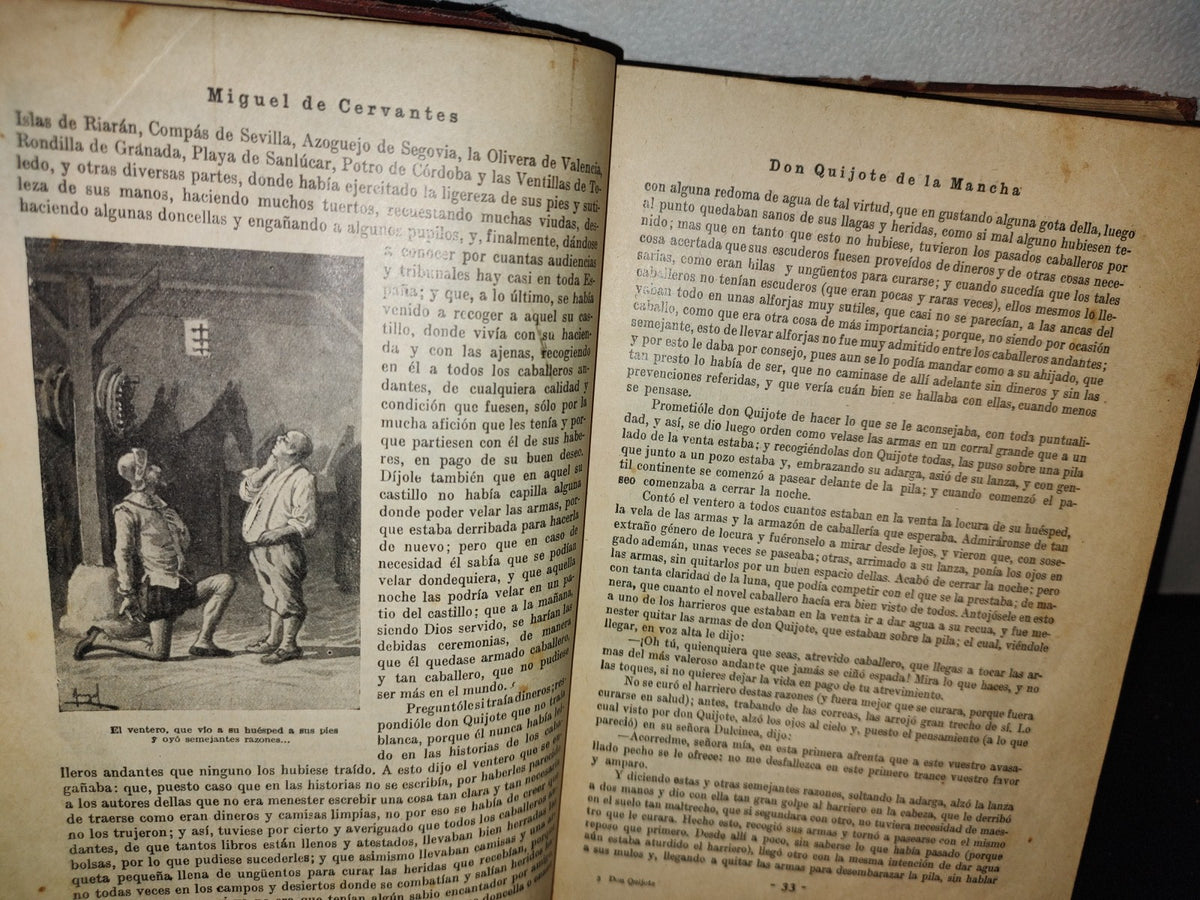 63- El Ingenioso Hidalgo Don Quijote De La Mancha - Miguel De Cervantes Saavedra - 1900'S