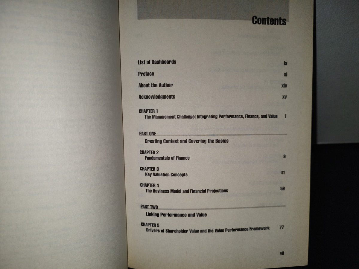 158- Performance Dashboards And Analysis For Value Creation - Jack Alexander