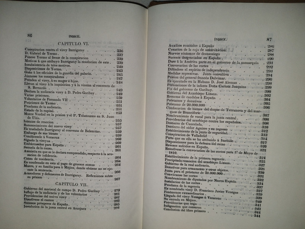 201- Lucas Alamán. Historia De México 1. Desde Los Primeros Movimientos Que Prepararon Su Independencia En El Año De 1808 Hasta La Época Presente. Fondo De Cultura Económica. 1A. Edición 1850, 1985 De Esta Edición Facsimilar