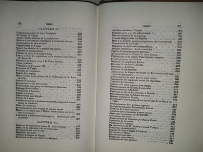 201- Lucas Alamán. Historia De México 1. Desde Los Primeros Movimientos Que Prepararon Su Independencia En El Año De 1808 Hasta La Época Presente. Fondo De Cultura Económica. 1A. Edición 1850, 1985 De Esta Edición Facsimilar