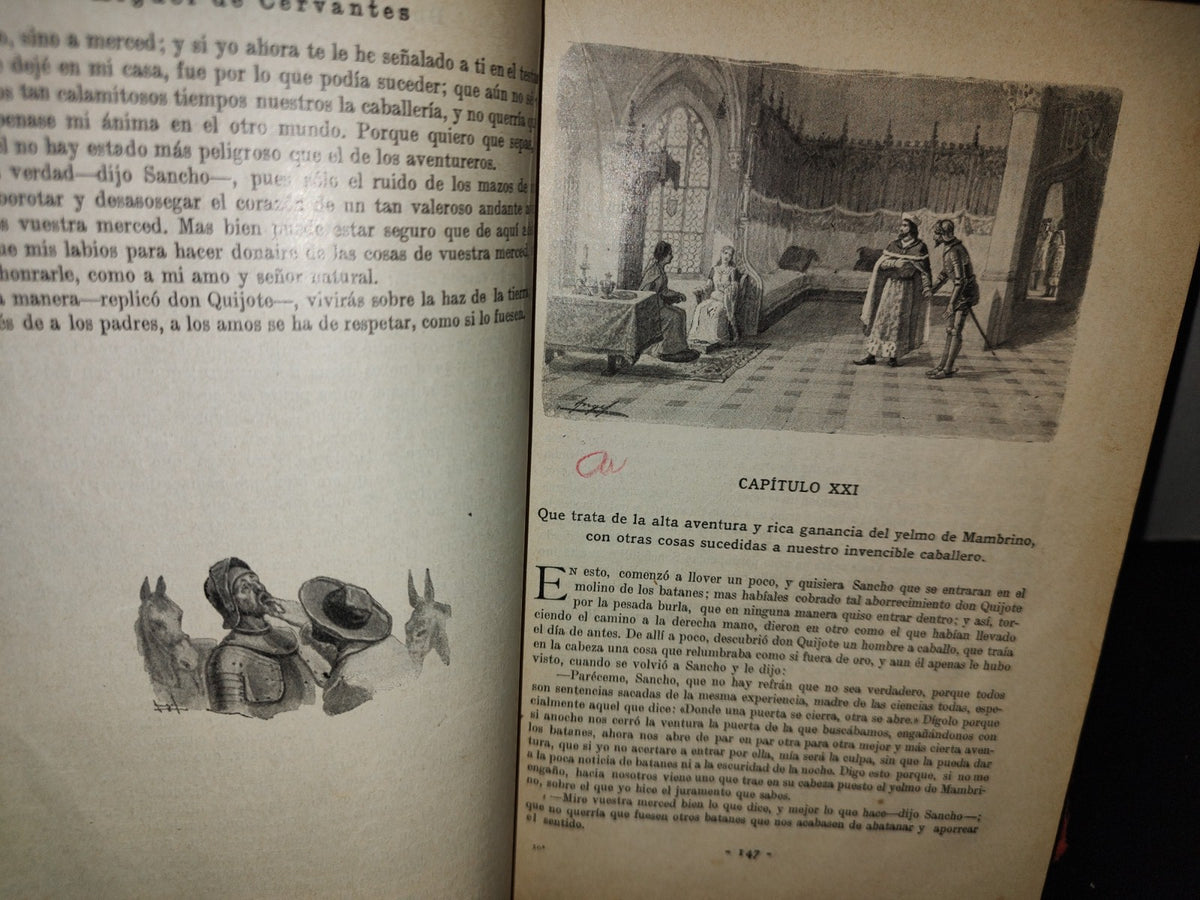63- El Ingenioso Hidalgo Don Quijote De La Mancha - Miguel De Cervantes Saavedra - 1900'S