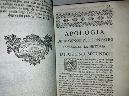 59- Theatro Crítico Universal O Discursos Varios. Tomo Sexto, Fray Benito Gerónimo - 1751