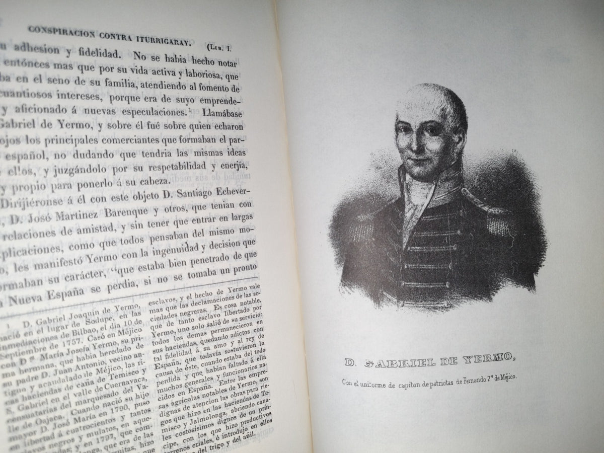 201- Lucas Alamán. Historia De México 1. Desde Los Primeros Movimientos Que Prepararon Su Independencia En El Año De 1808 Hasta La Época Presente. Fondo De Cultura Económica. 1A. Edición 1850, 1985 De Esta Edición Facsimilar