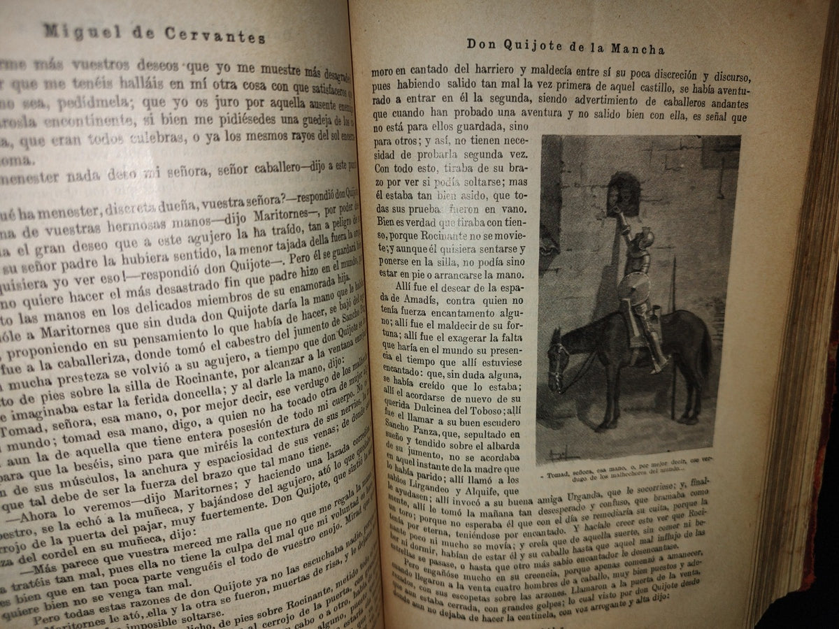 63- El Ingenioso Hidalgo Don Quijote De La Mancha - Miguel De Cervantes Saavedra - 1900'S