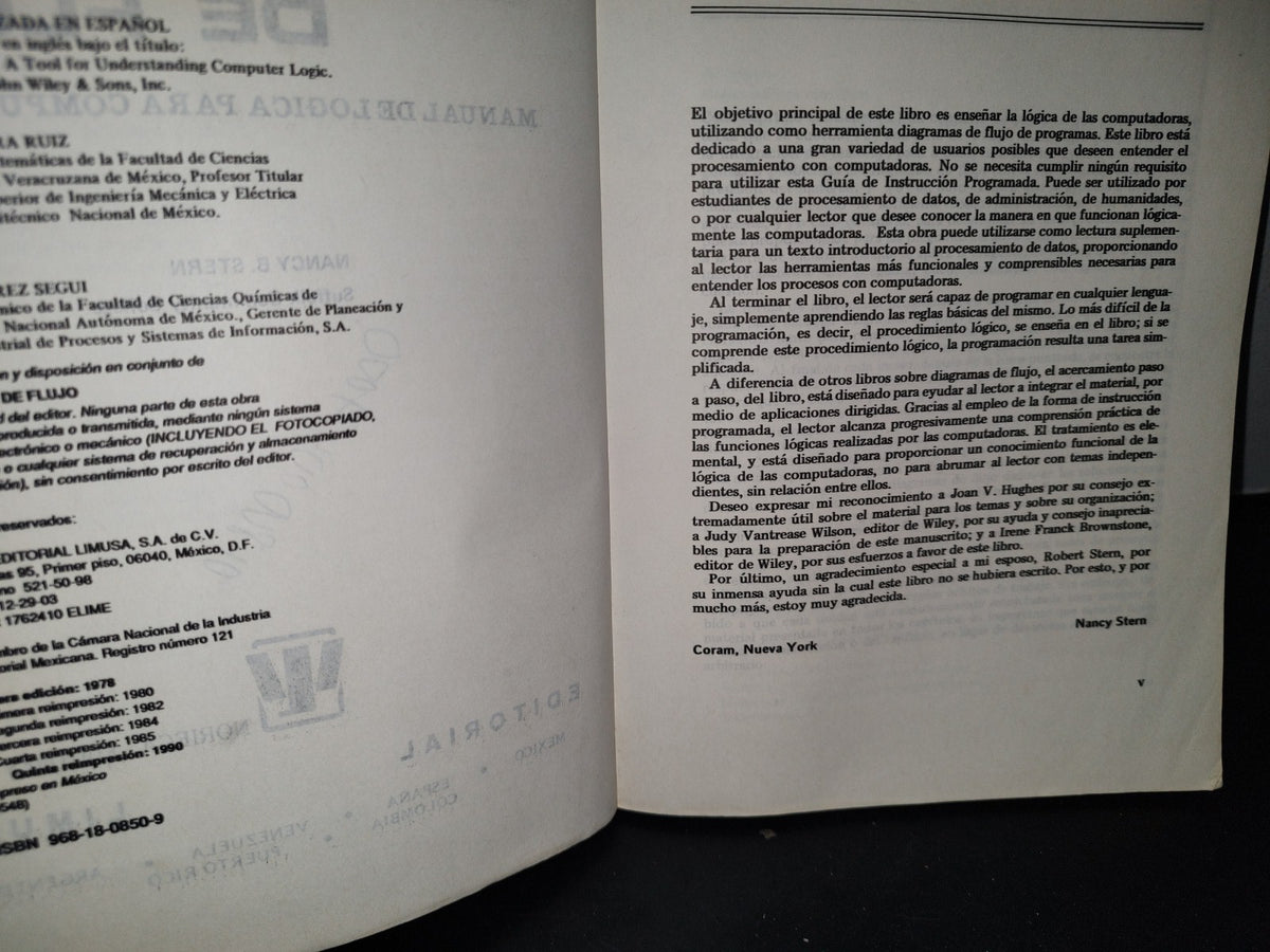 68- Diagramas De Flujo. Manual De Lógica Para Computadoras - Nancy B. Stern - 1990