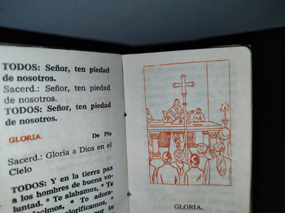 59- Librito El Alma Devota. Oraciones De La Mañana Y De La Noche. Nuevo Ordinario De La Misa - 60'S