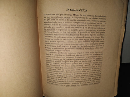 118- Minería Y Riqueza Minera De México. Jenaro González Reina. Monografías Del Banco De México 1944