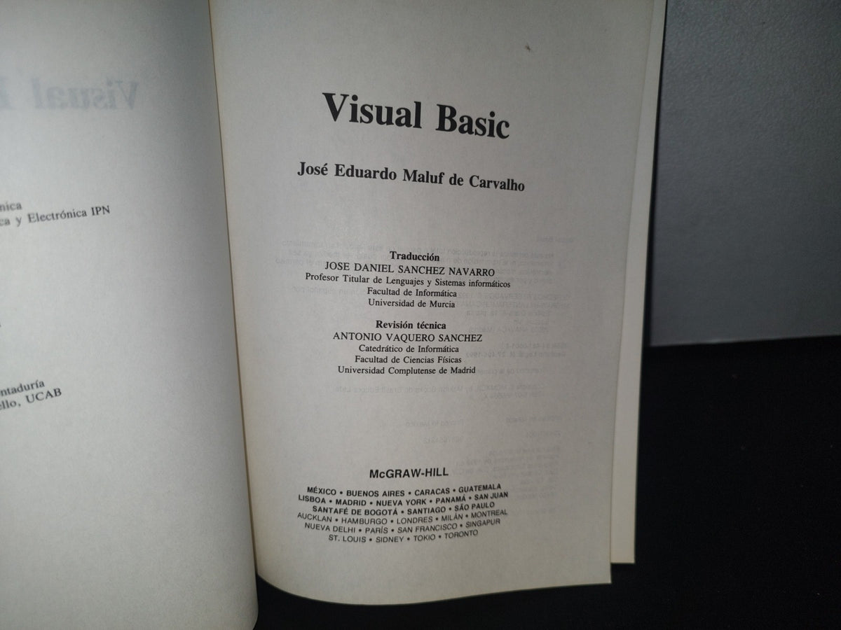 85- Microsoft Visual Basic - José Eduardo Maluf De Carvalho - 1992