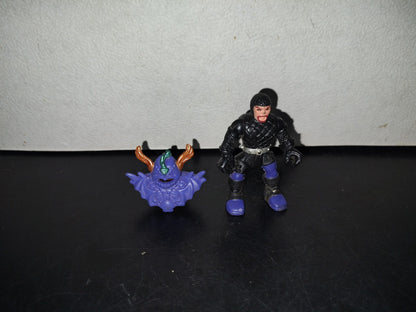A5- Figura De Acción Imaginext: Caballero Negro Y Morado - 2001