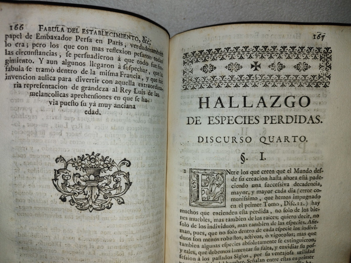 59- Theatro Crítico Universal O Discursos Varios. Tomo Sexto, Fray Benito Gerónimo - 1751
