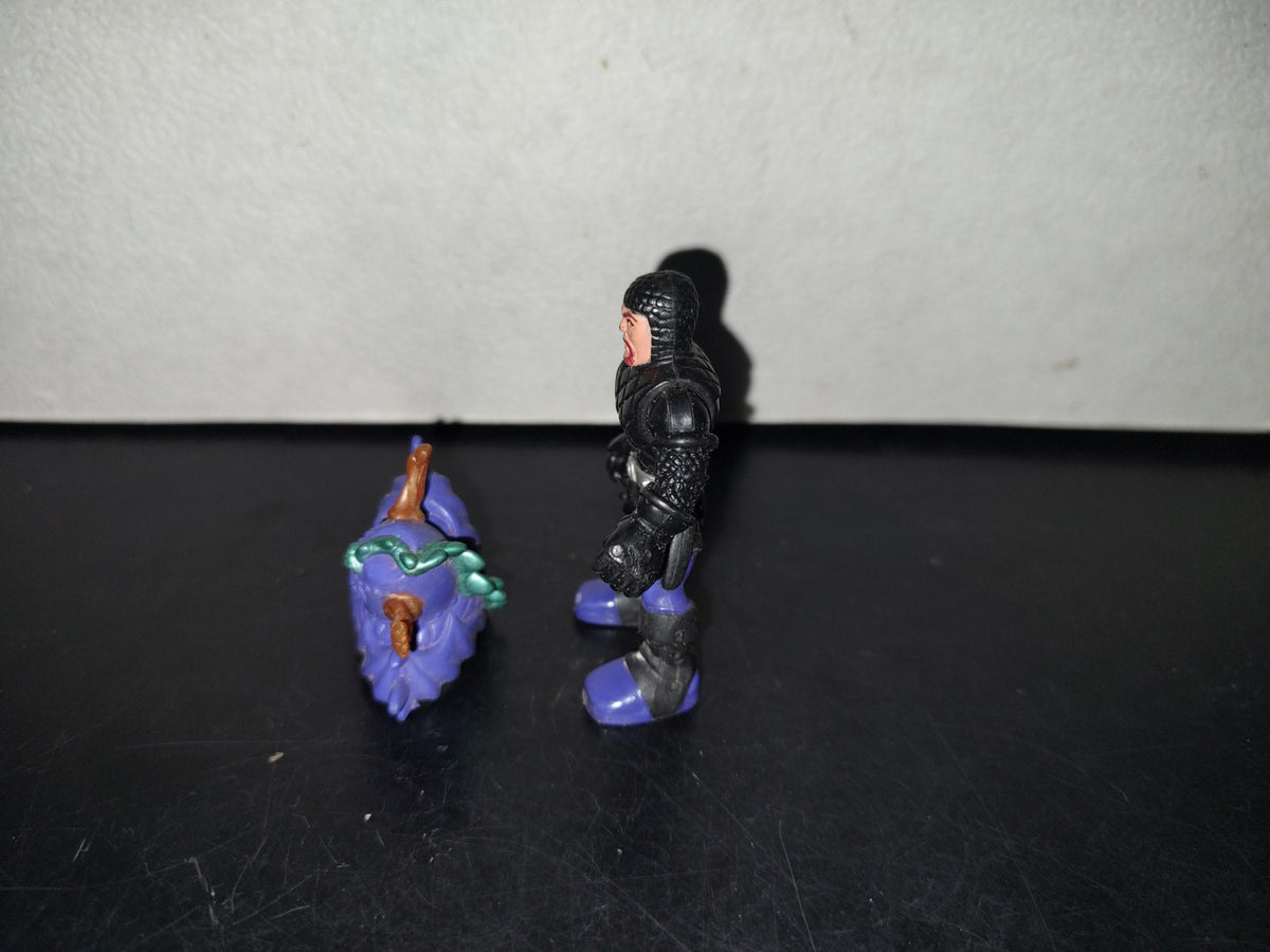 A5- Figura De Acción Imaginext: Caballero Negro Y Morado - 2001