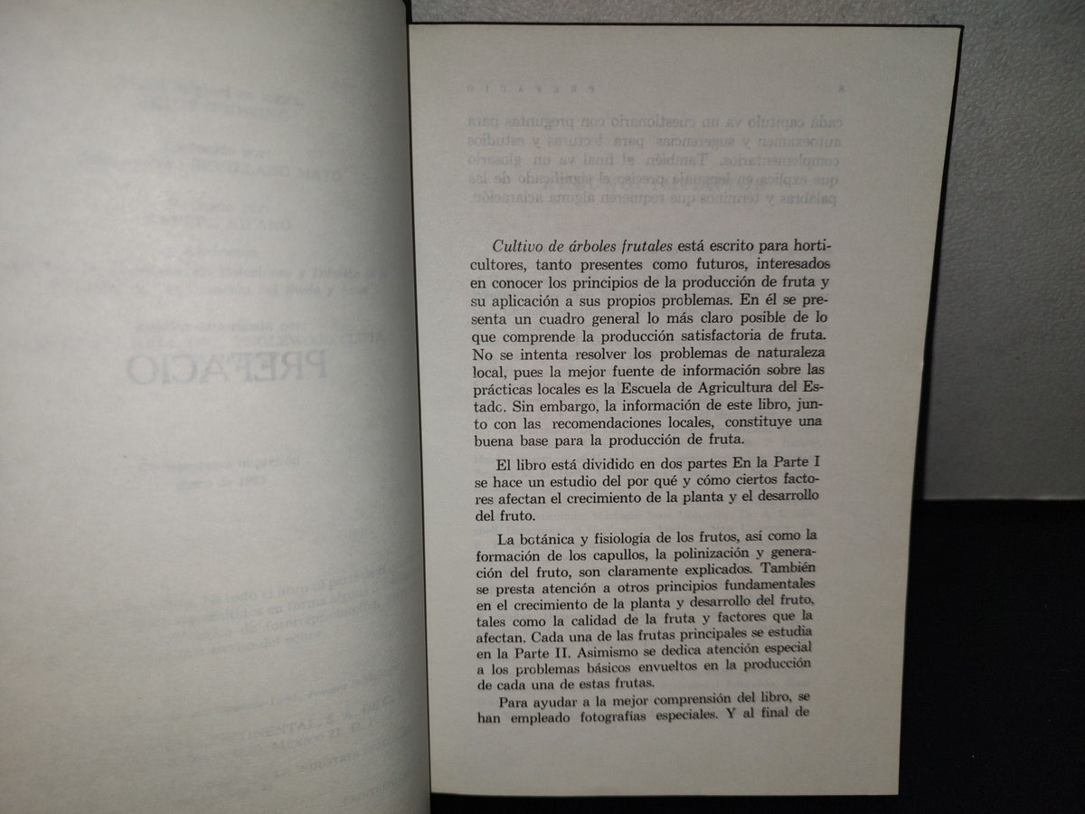 114- Cultivo De Árboles Frutales - Schneider Scarborough - C.E.C.S.A. - 1985