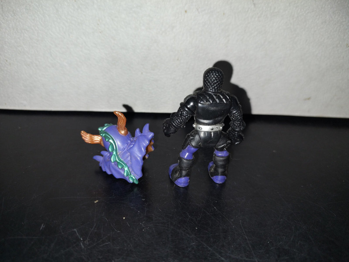 A5- Figura De Acción Imaginext: Caballero Negro Y Morado - 2001