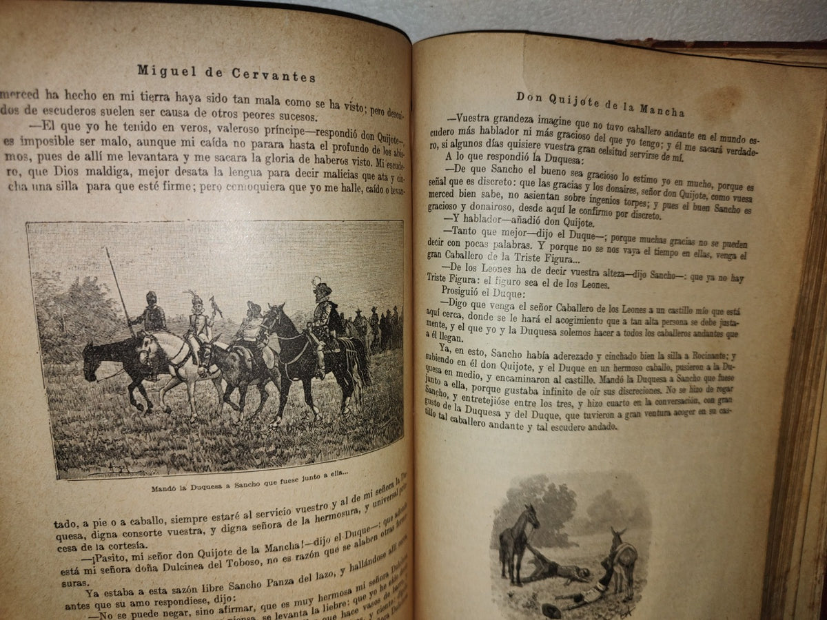 63- El Ingenioso Hidalgo Don Quijote De La Mancha - Miguel De Cervantes Saavedra - 1900'S