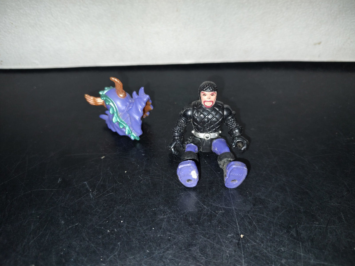 A5- Figura De Acción Imaginext: Caballero Negro Y Morado - 2001