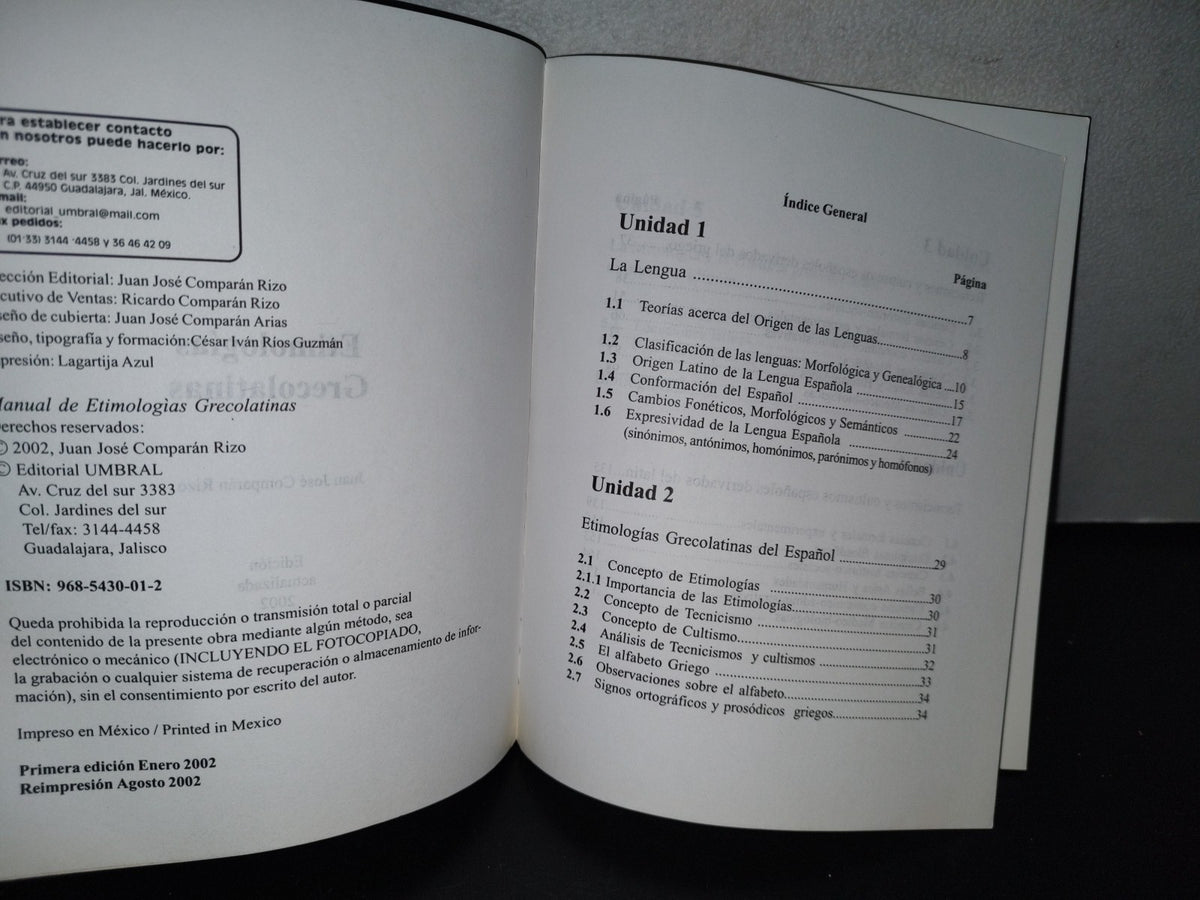 93- Manual De Etimologías Grecolatinas - Juan José Camparán Rizo