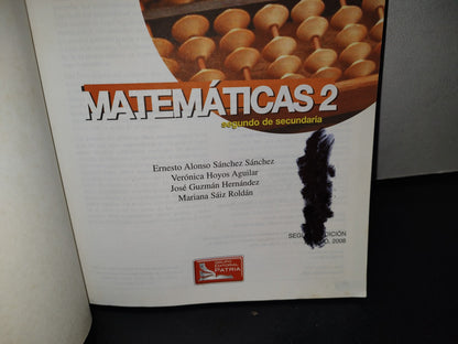 68- Matemáticas 2. Segundo De Secundaria - Sánchez, Hoyos, Guzmán, Sáiz