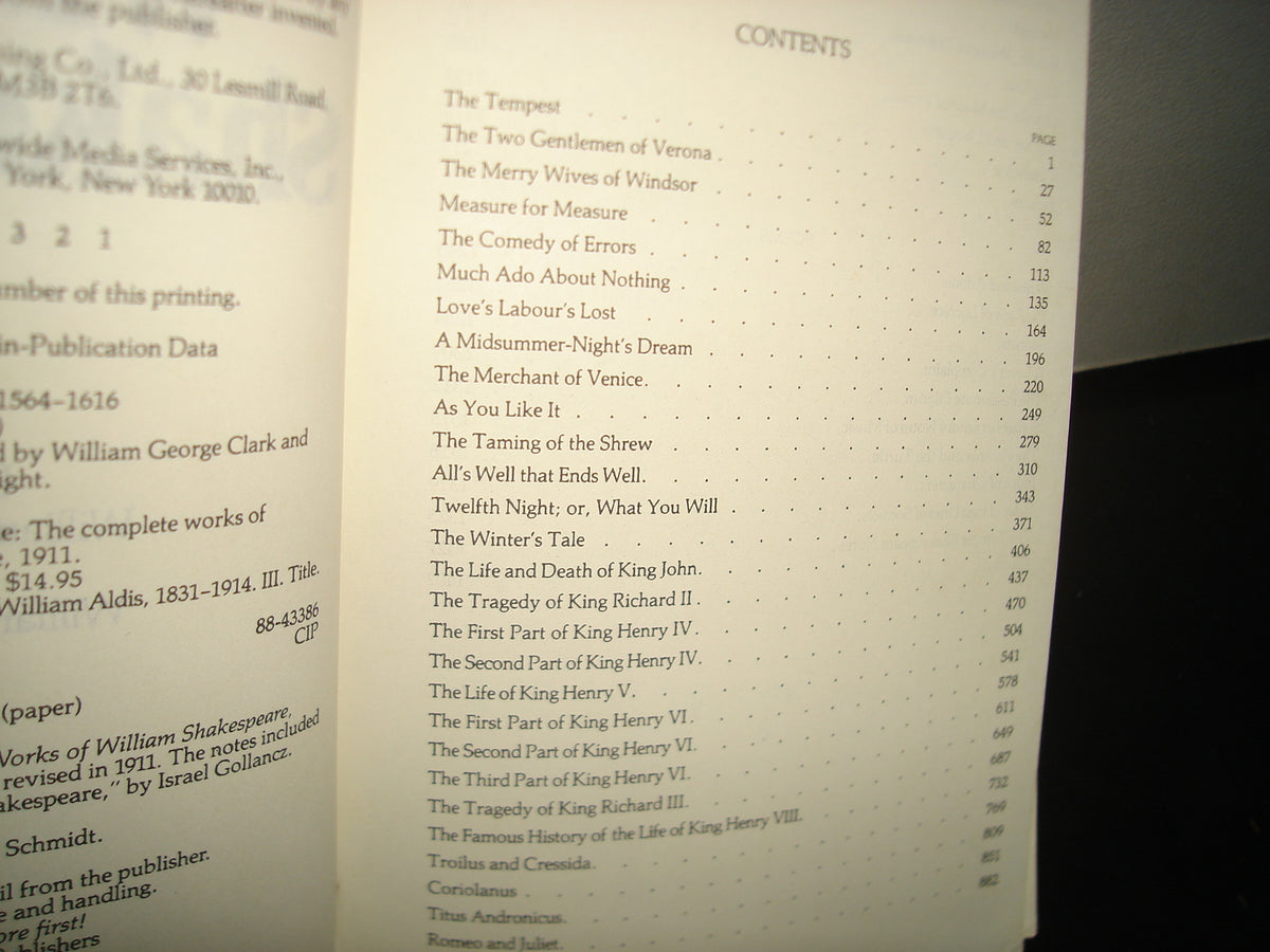 7- Inglés - Obras Completas De Shakespeare / The Unabridged William Shakespeare