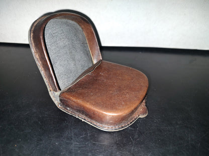 A3- Monedero Vintage De Cuero Para Caballero - 70'S