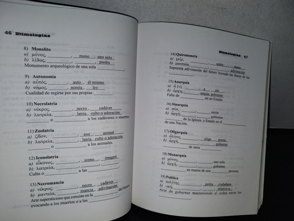 93- Manual De Etimologías Grecolatinas - Juan José Camparán Rizo