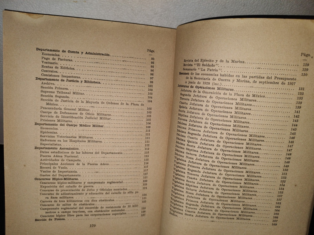 172- Secretaría De Guerra Y Marina. Memoria Presentada Al H. Congreso De La Unión Por El Secretario Del Ramo General De División Joaquín Amaro - México, Imprenta De La Secretaría De Relaciones Exterioes 1928