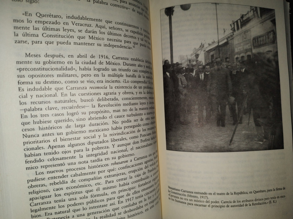 201- Biografía Del Poder. Caudillos De La Revolución Mexicana (1910-1940) - Enrique Krauze. Tusquets Editores. Colección Andanzas - 1997