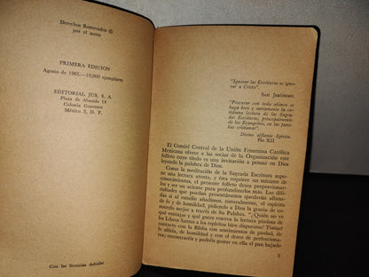209- Lectura De La Biblia Por Los Cristianos - Salvador Castro Pallares - Ediciones De La Unión Femenina Católica Mejicana - Primera Edición 1963