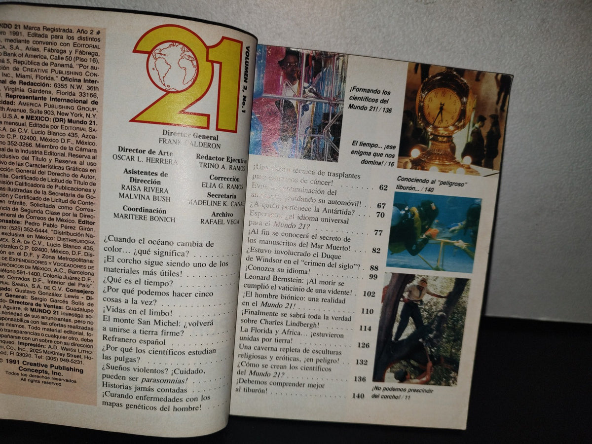 188- Revista Mundo 21. ¿Por Qué Podemos Hacer 5 Cosas A La Vez? - Año 2 - 1991