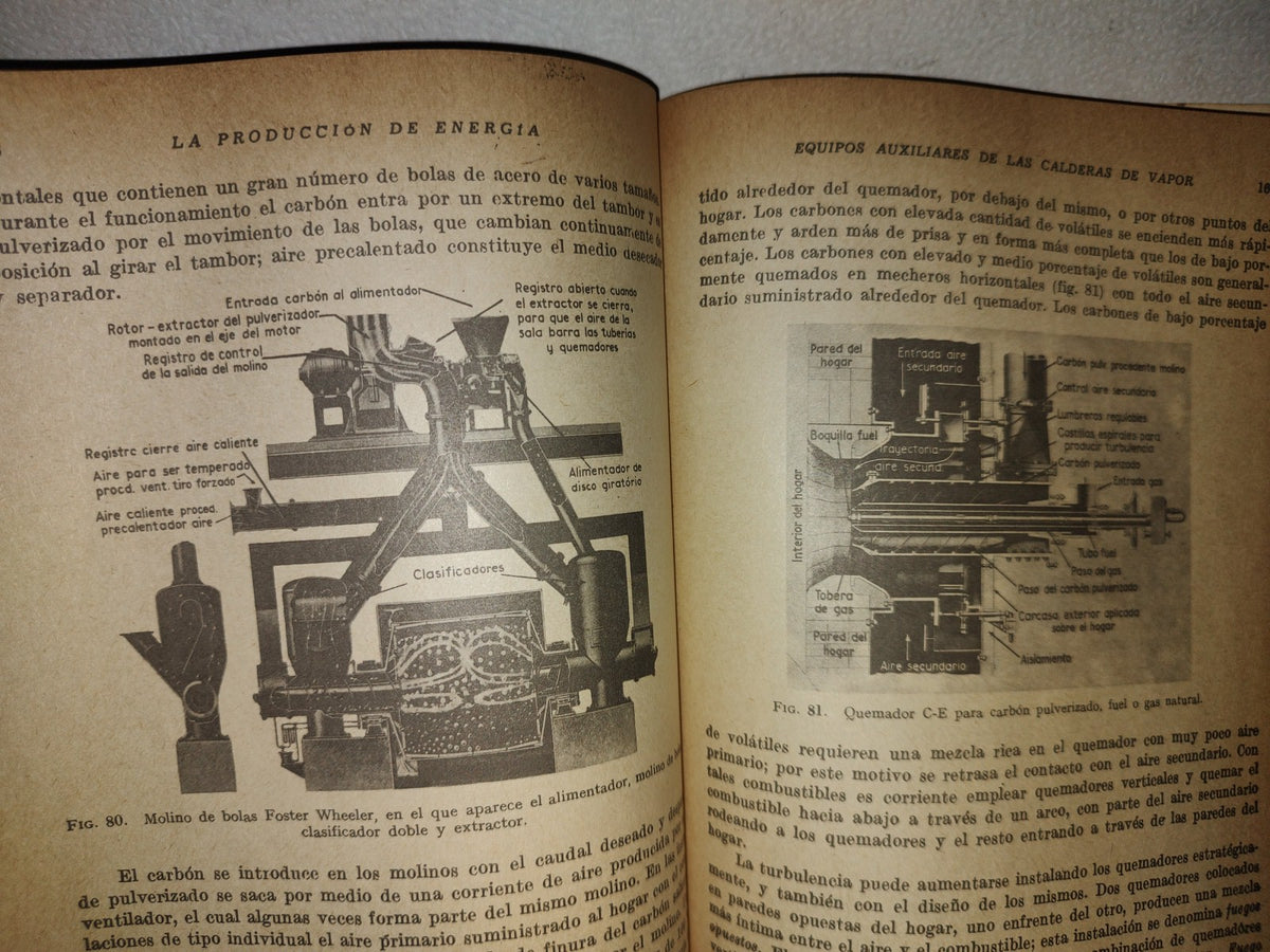 143- Energía Mediante Vapor, Aire O Gas - W. H. Severns - Editorial Reverté Mexicana - 1976