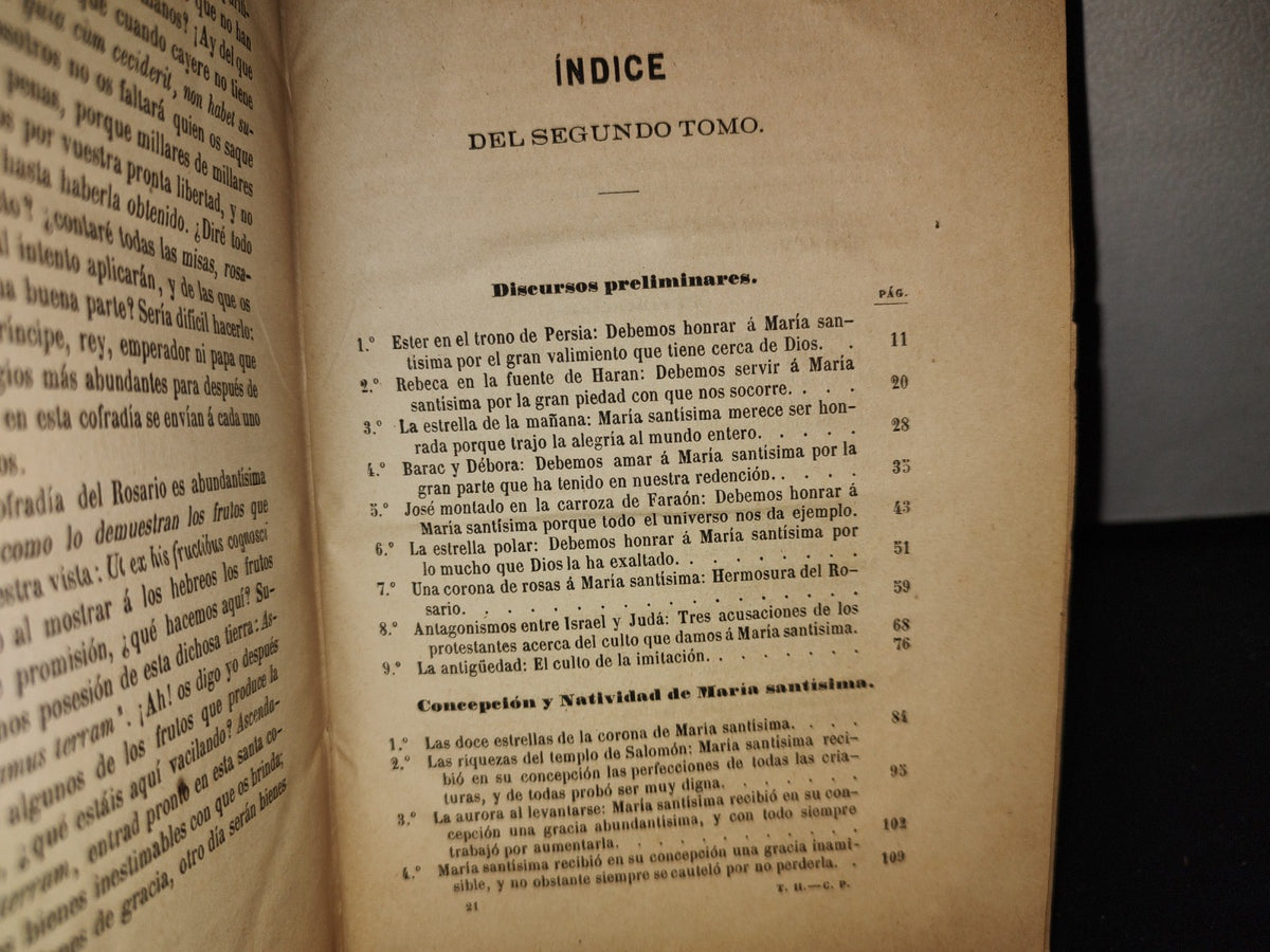 63- El Cura En El Púlpito. Virgo Praedicanda. Tomo Segundo - Lector Juan Planas - 1886