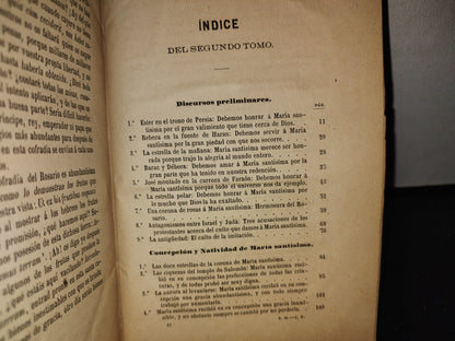 63- El Cura En El Púlpito. Virgo Praedicanda. Tomo Segundo - Lector Juan Planas - 1886