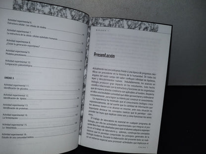 87-2- Actividades Experimentales. Biología 1 - Dra. María Eugenia Tovar Martínez - 1999