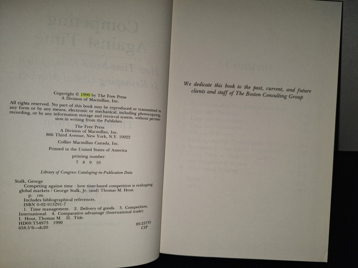 196- Competing Against Time - George Stalk, Jr., Thomas M. Hout