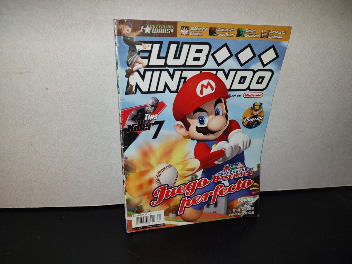 114- Revista Club Nintendo: Mario Superstar Baseball - Año Xiv, No. 9 Septiembre 2005