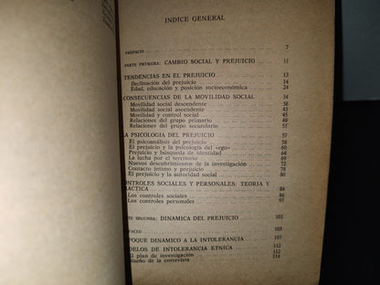 158- Cambio Social Y Prejuicio - Bruno Bettelheim Y Morris Janowitz - Fondo De Cultura Económica, 1988