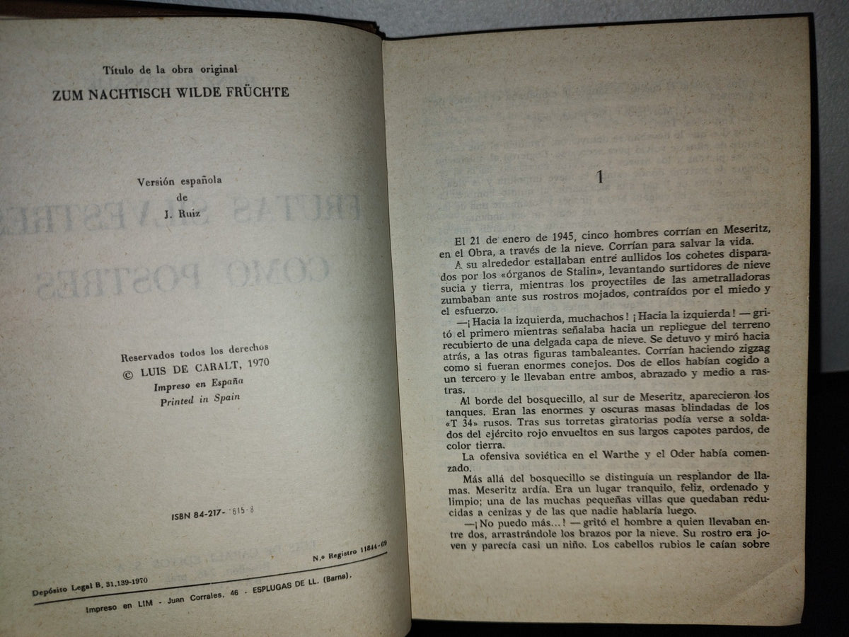 57- Frutas Silvestres Como Postres - Heinz G. Konsalik