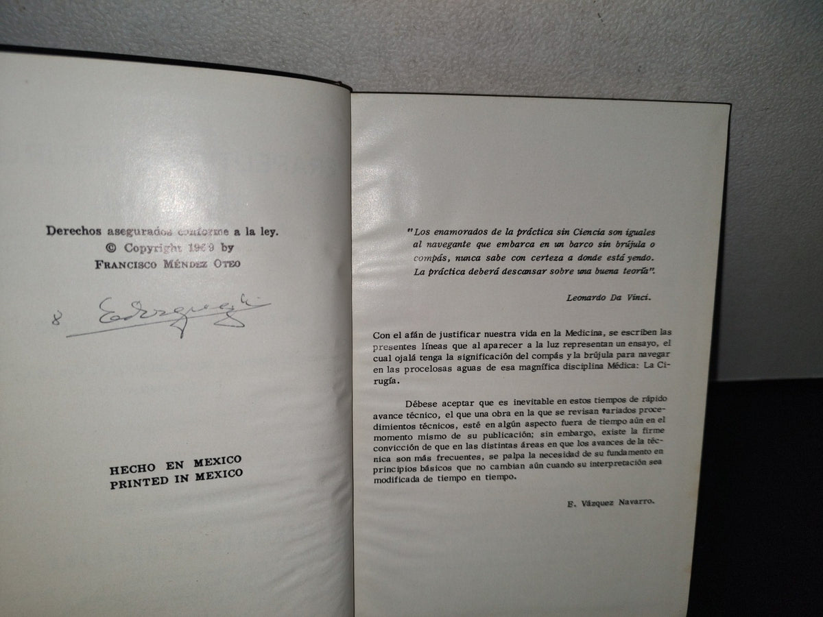 75- Terapéutica Quirúrgica General - Dr. Eduardo Vázquez Navarro - 1969