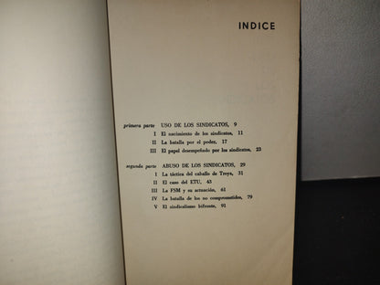 66- Uso Y Abuso De Los Sindicatos - Arthur Bottomley - 1964