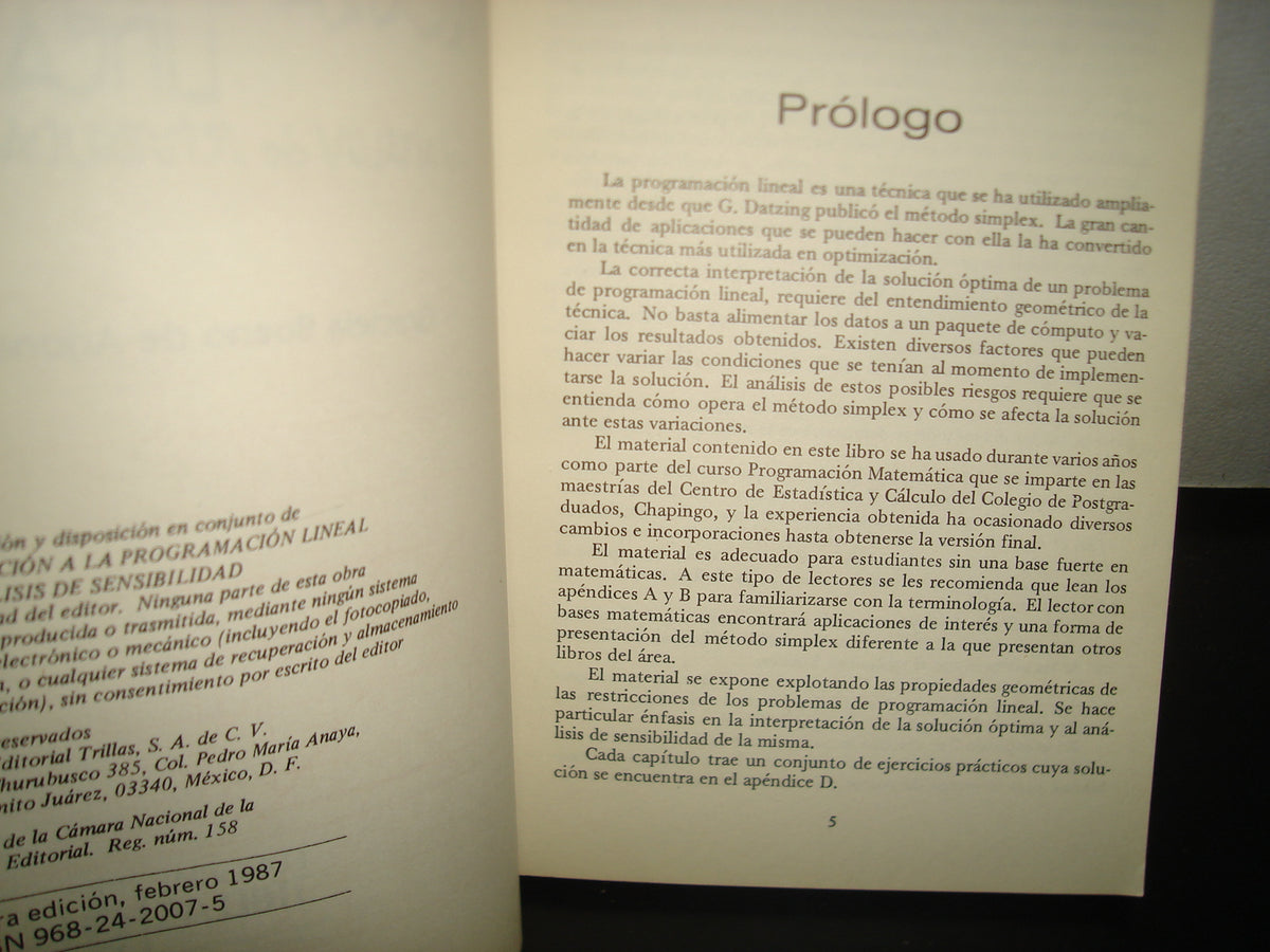 4- Introducción A La Programación Lineal Y El Análisis De Sensibilidad - Graciela Bueno De Arjona