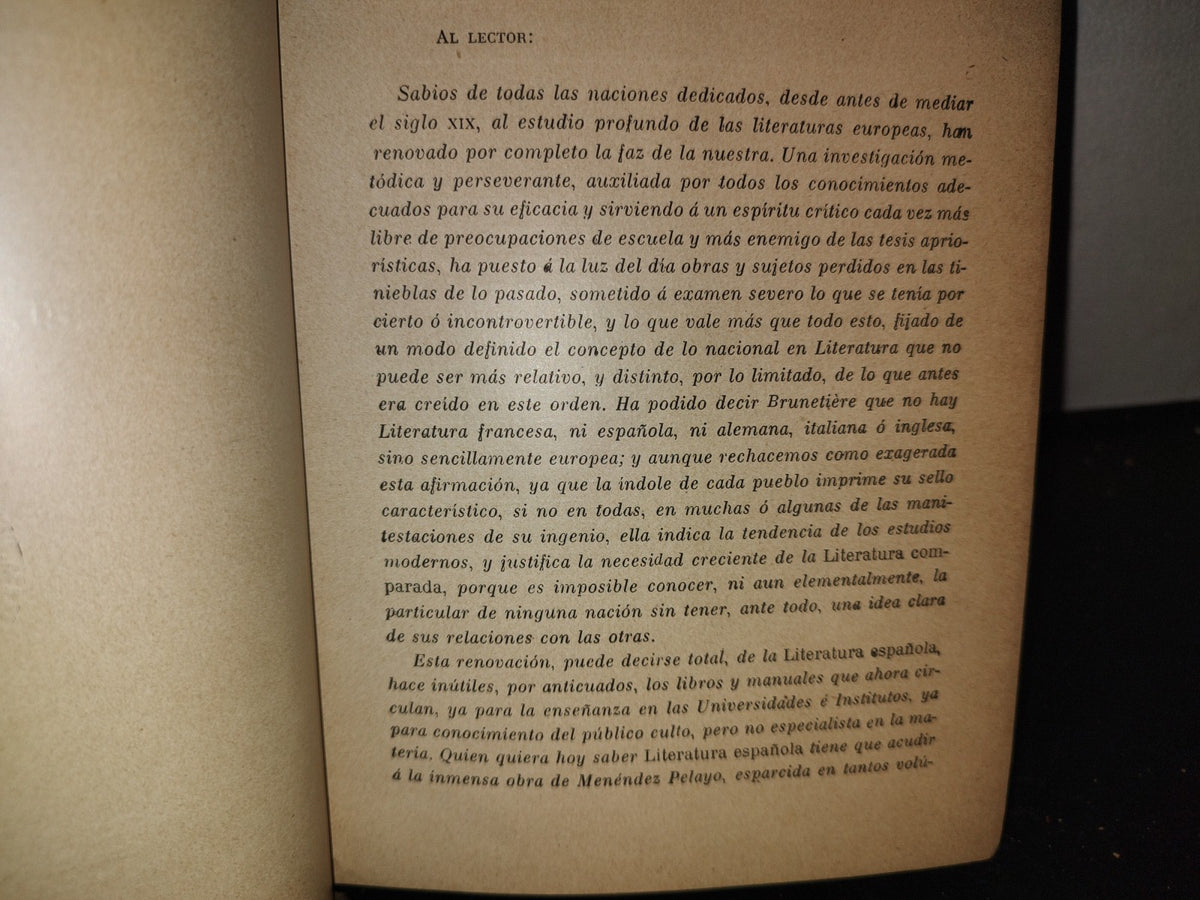65- Resumen Histórico-Crítico De La Literatura Española - Ángel Salcedo Y Ruiz - 1910